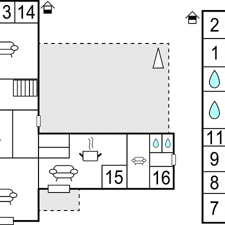 16 Bedroom Cozy In Blavand * Ho